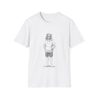 Urban jesus sunglasses crown of thorns barefoot relaxed christian street style youth aesthetic T-Shirt