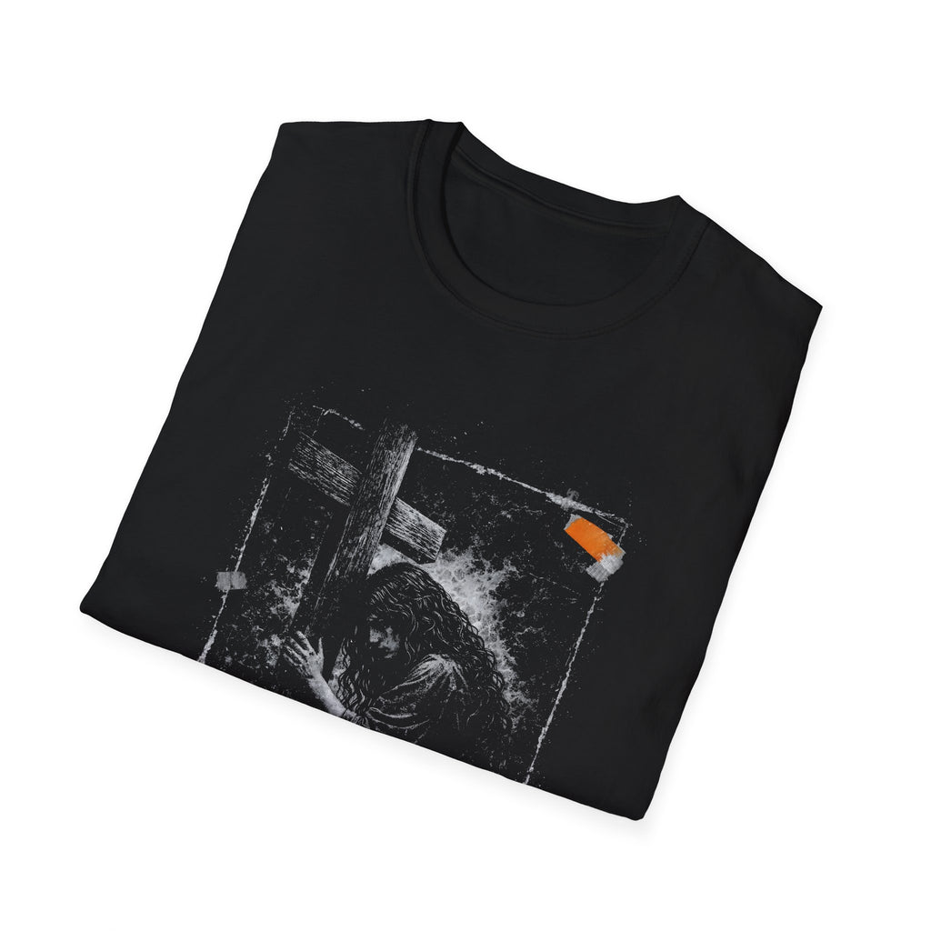 Maria magdalena at the cross christian faith biblical easter holy week passion and prayer T-Shirt
