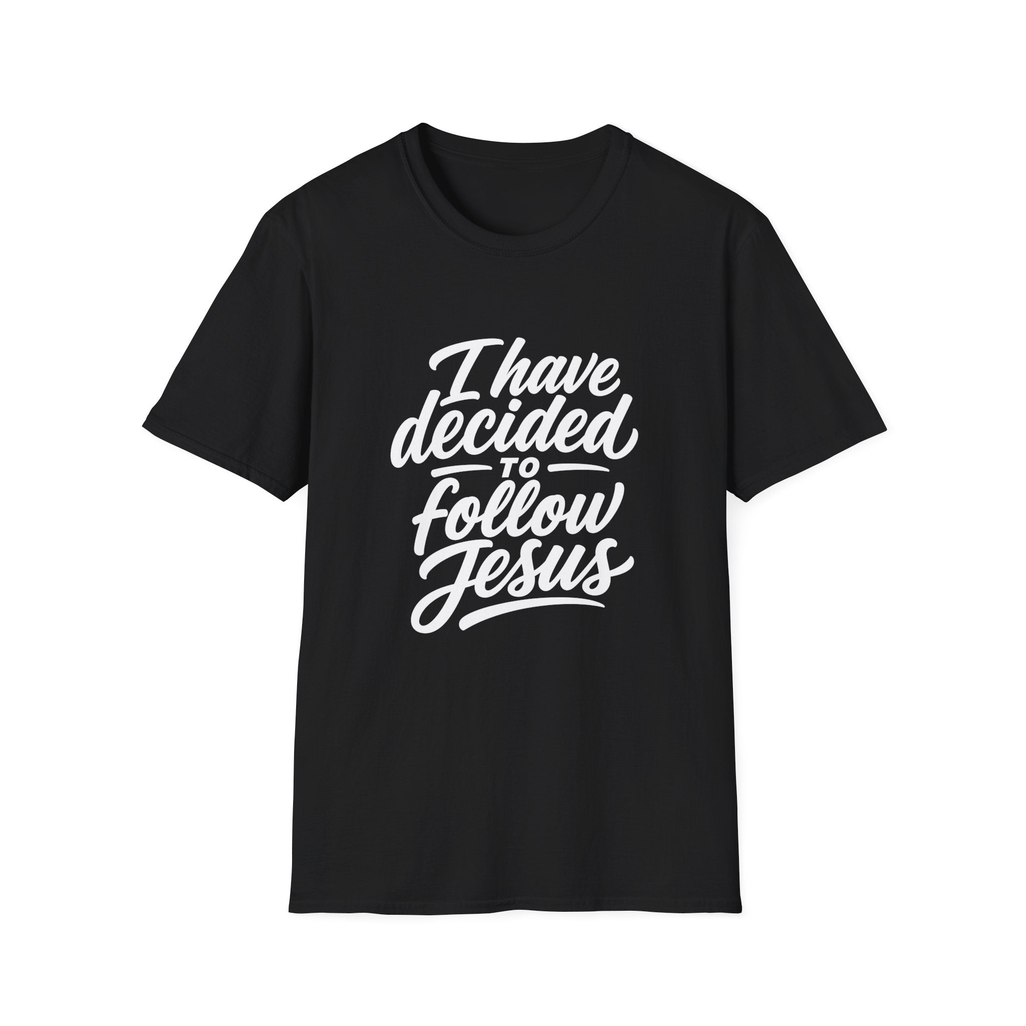 I have decided to follow jesus christian faith statement for believers and new converts T-Shirt