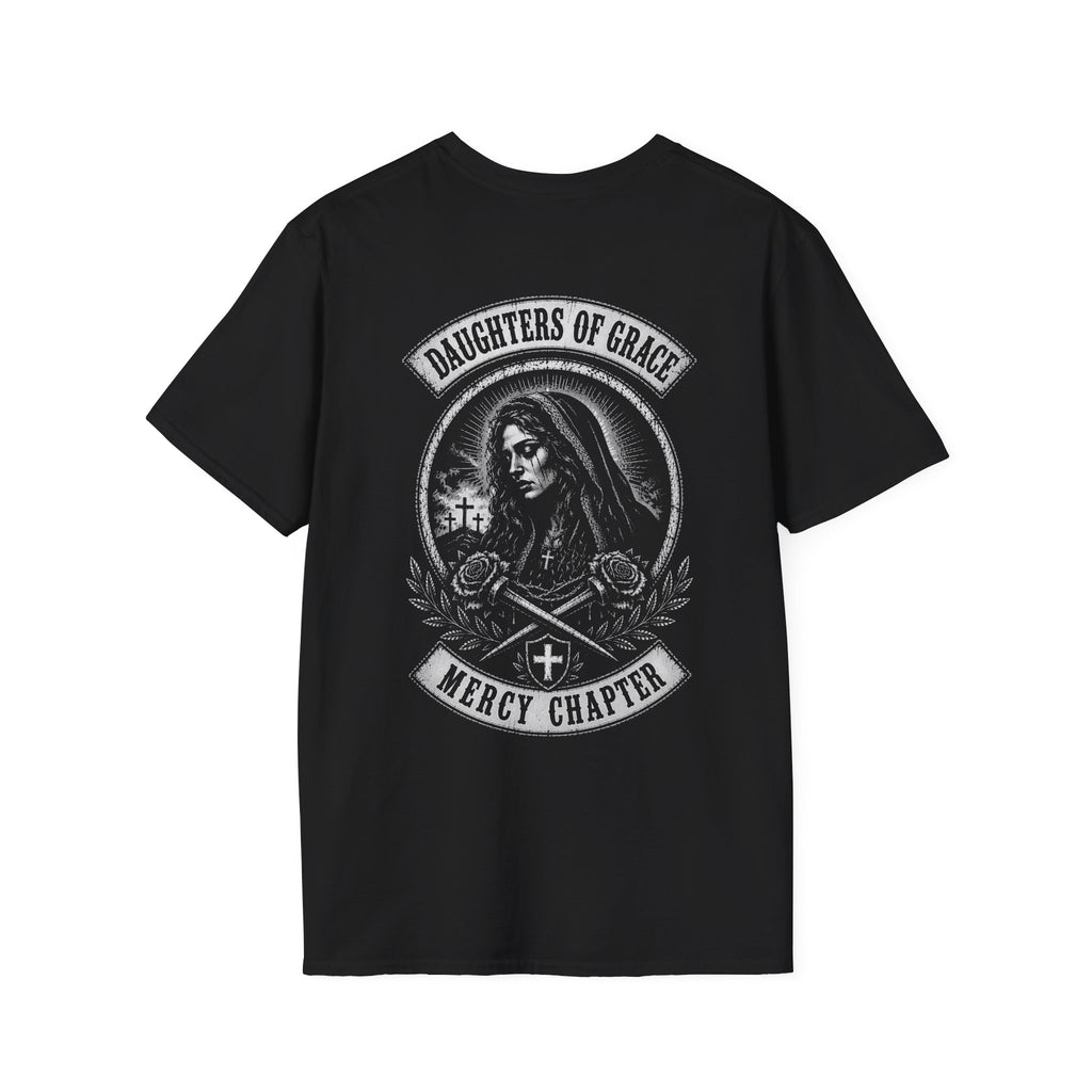 Daughters Of Grace Mercy Chapter Gothic Sacred Cross Roses Christian Biker Style