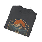 He Directs My Paths Proverbs 3 6 Christian Hiking Mountain Bible Verse Outdoor Faith Landscape T-Shirt