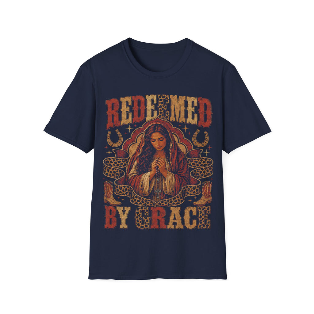 Redeemed By Grace Christian Prayer And Faith T-Shirt