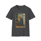 Holy mother mary vintage catholic art icon with baby jesus T-Shirt