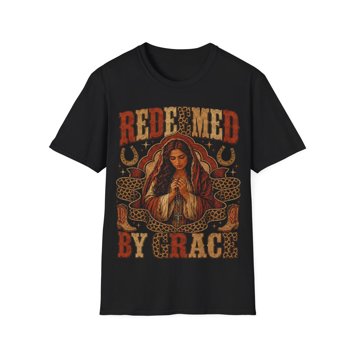 Redeemed By Grace Christian Prayer And Faith T-Shirt