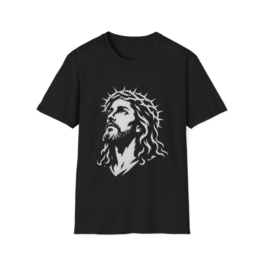 Jesus Christ With Crown Of Thorns Inspirational Christian Faith Easter Lent Good Friday Worship T-Shirt
