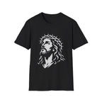 Jesus Christ With Crown Of Thorns Inspirational Christian Faith Easter Lent Good Friday Worship T-Shirt