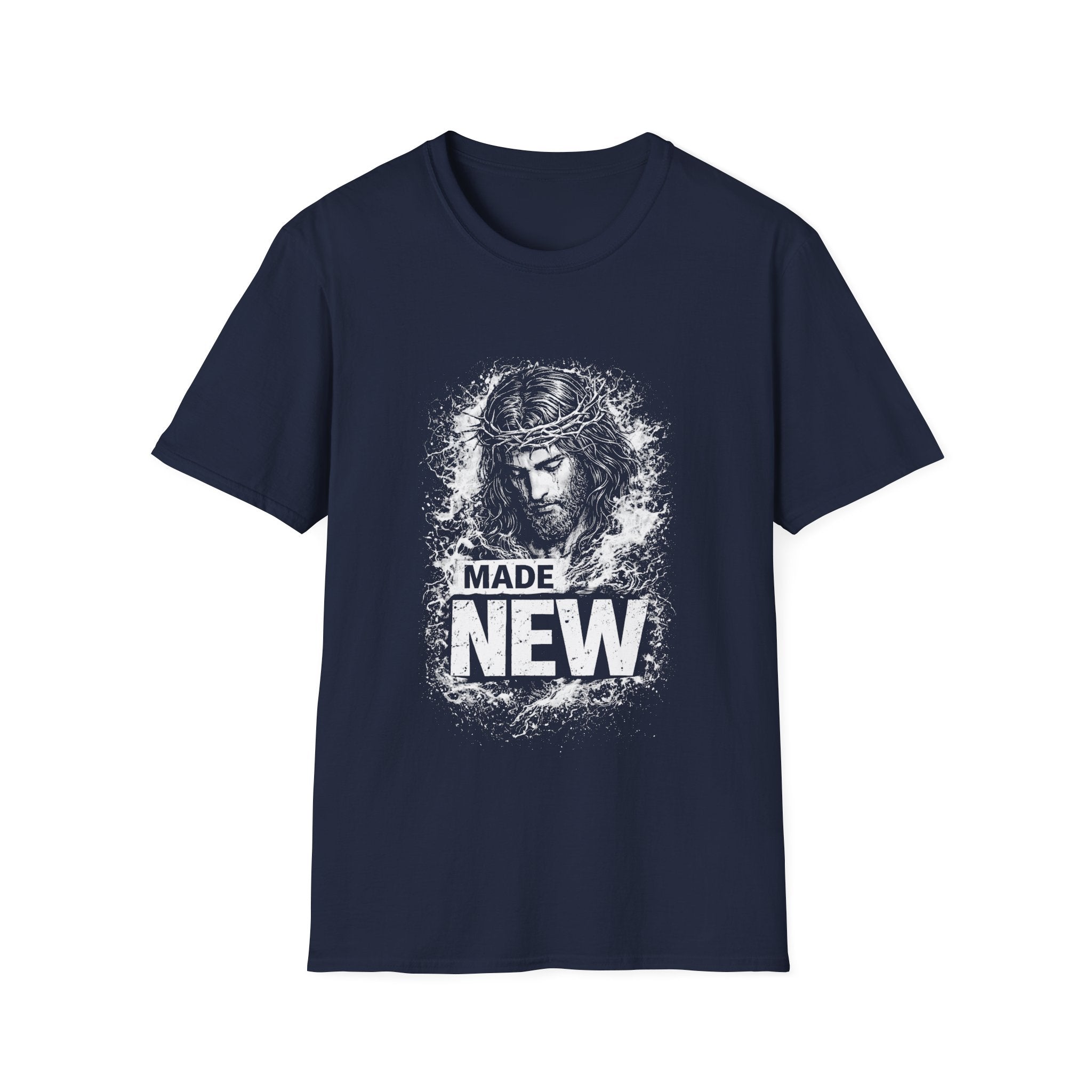 Made new jesus christ crown of thorns christian faith reborn T-Shirt