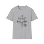 I have decided christian cross baptism faith kids ministry devotion T-Shirt