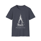 Burn With Purpose Romans 12 11 Christian Fire Scripture Verse Faith Motivation T-Shirt