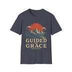 Guided By Grace Psalm 32 8 Christian Hiking Mountain Bible Verse Faith Outdoors T-Shirt