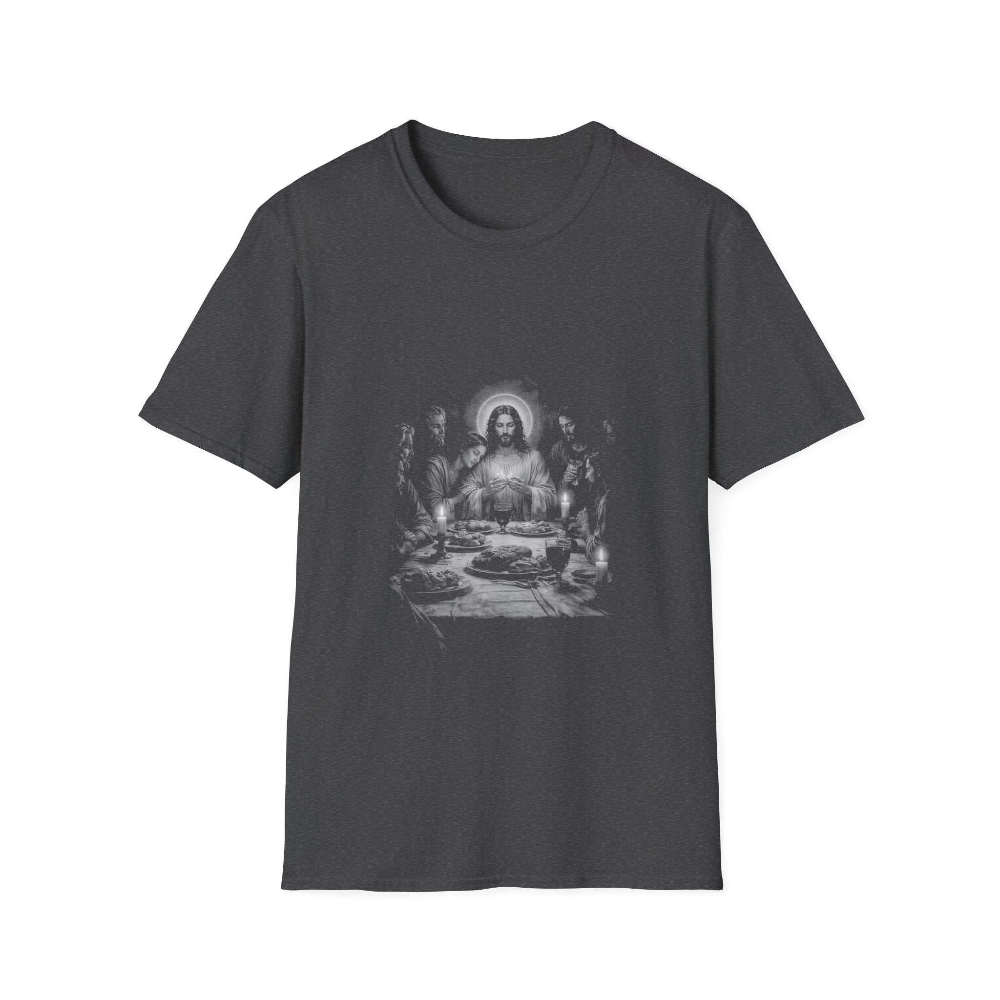 Jesus at the last supper christian eucharist communion scene for believers and faithful worshipers T-Shirt