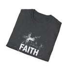 Faith Over Fear Cross Christian Faith Fear Encouragement For Believers And Church Youth T-Shirt