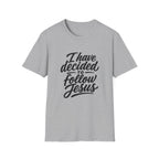 I have decided to follow jesus christian faith T-Shirt