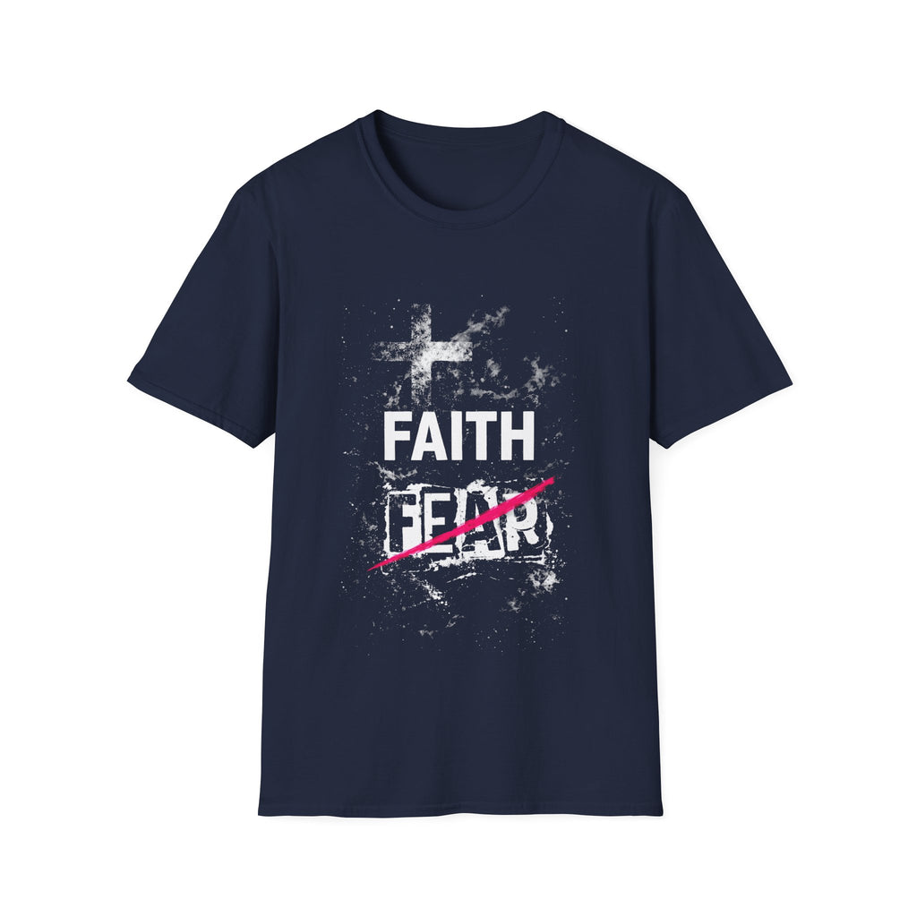 Faith Over Fear Cross Christian Faith Fear Encouragement For Believers And Church Youth T-Shirt