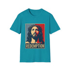 Redemption Jesus Christ Crown Of Thorns Christian Faith Hope Inspirational Savior Art Poster Style Religious Redemption T-Shirt