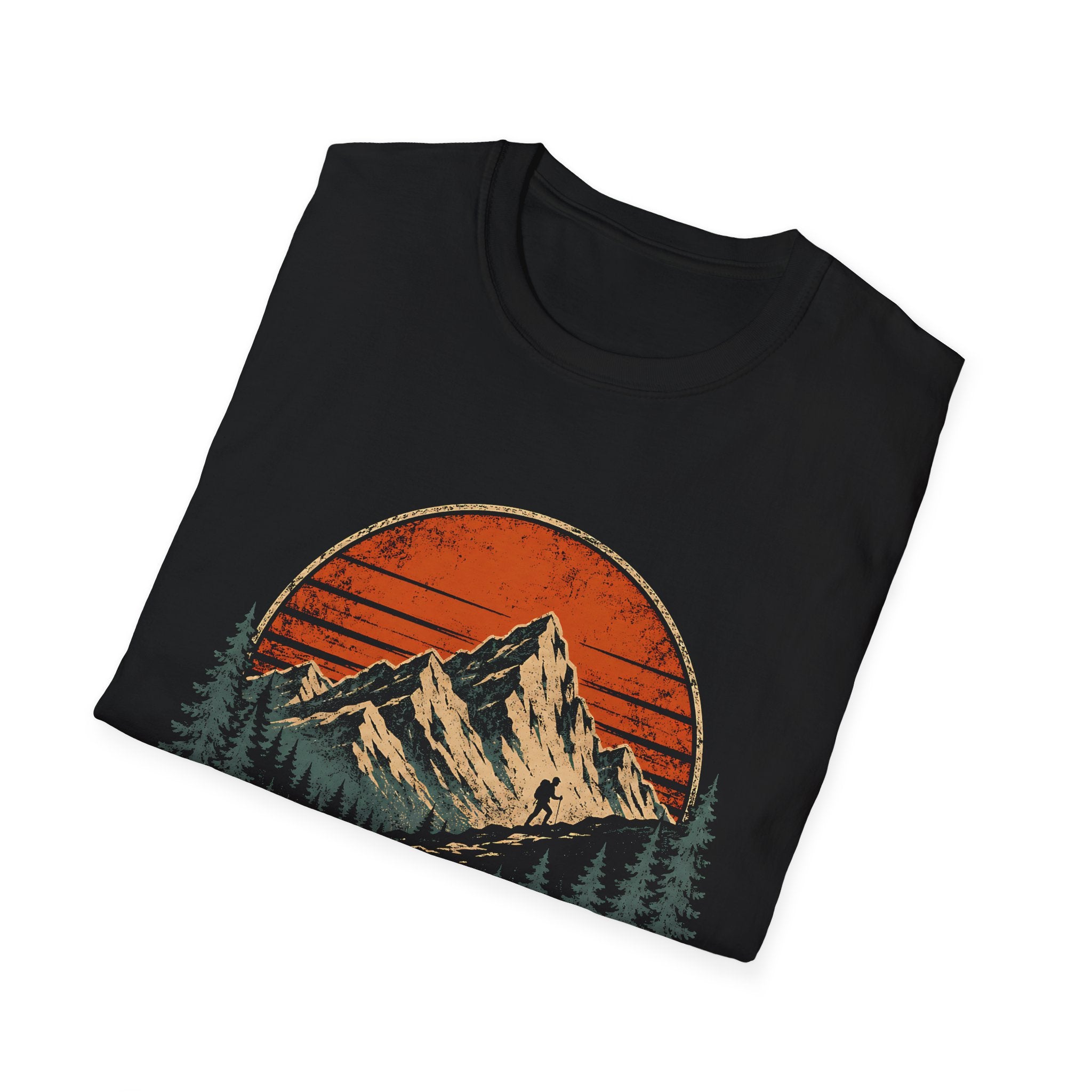 Trust The Climb Mountain Hiking Adventure Motivational Quote For Hikers And Rock Climbers T-Shirt
