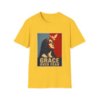 Grace Over Fear Christian Faith Inspirational Dove Woman Religious Hope T-Shirt
