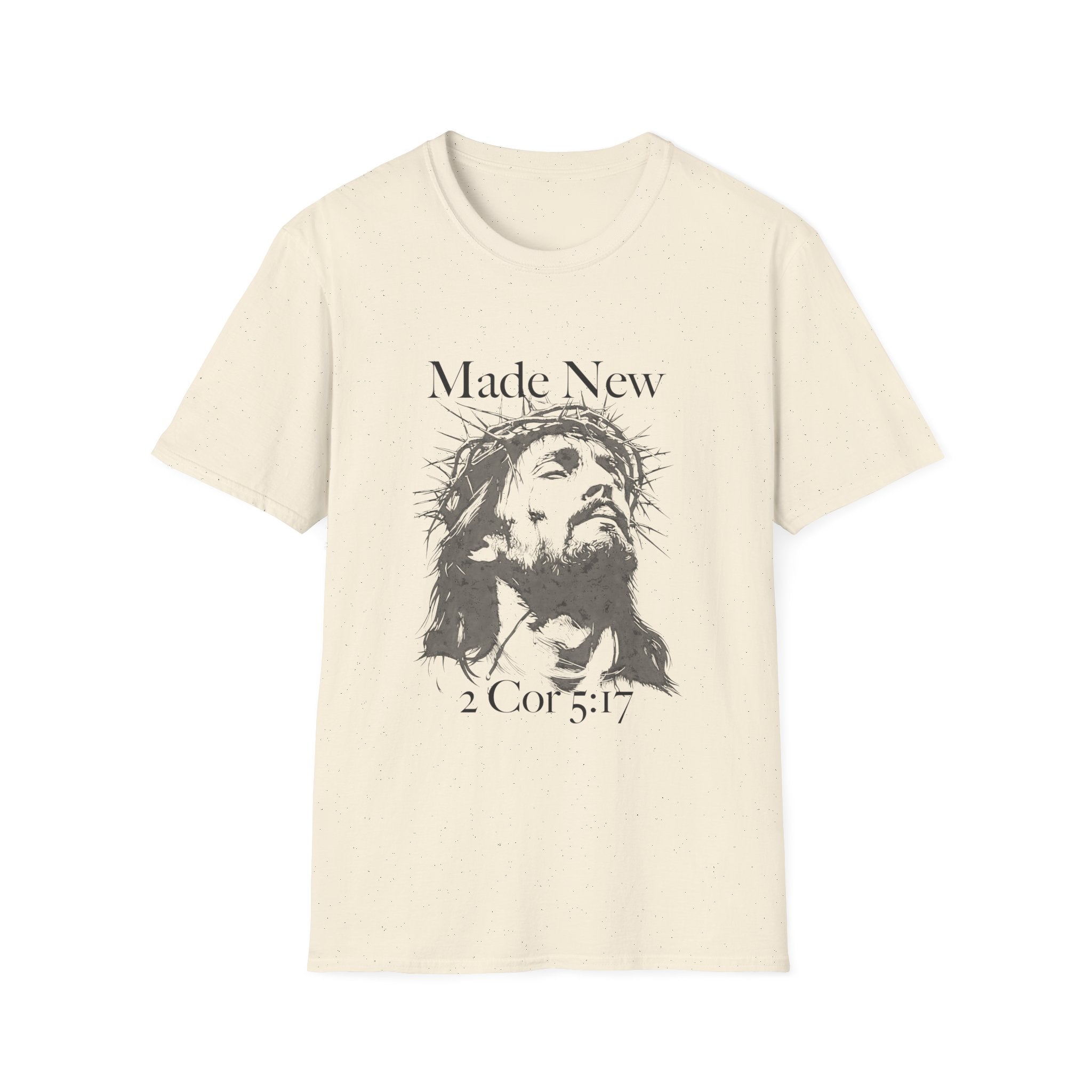 Made new 2 cor 5 17 vintage 90s washout christian jesus T-Shirt