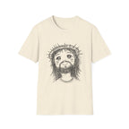 Cute jesus with crown of thorns kawaii christian faith anime style T-Shirt