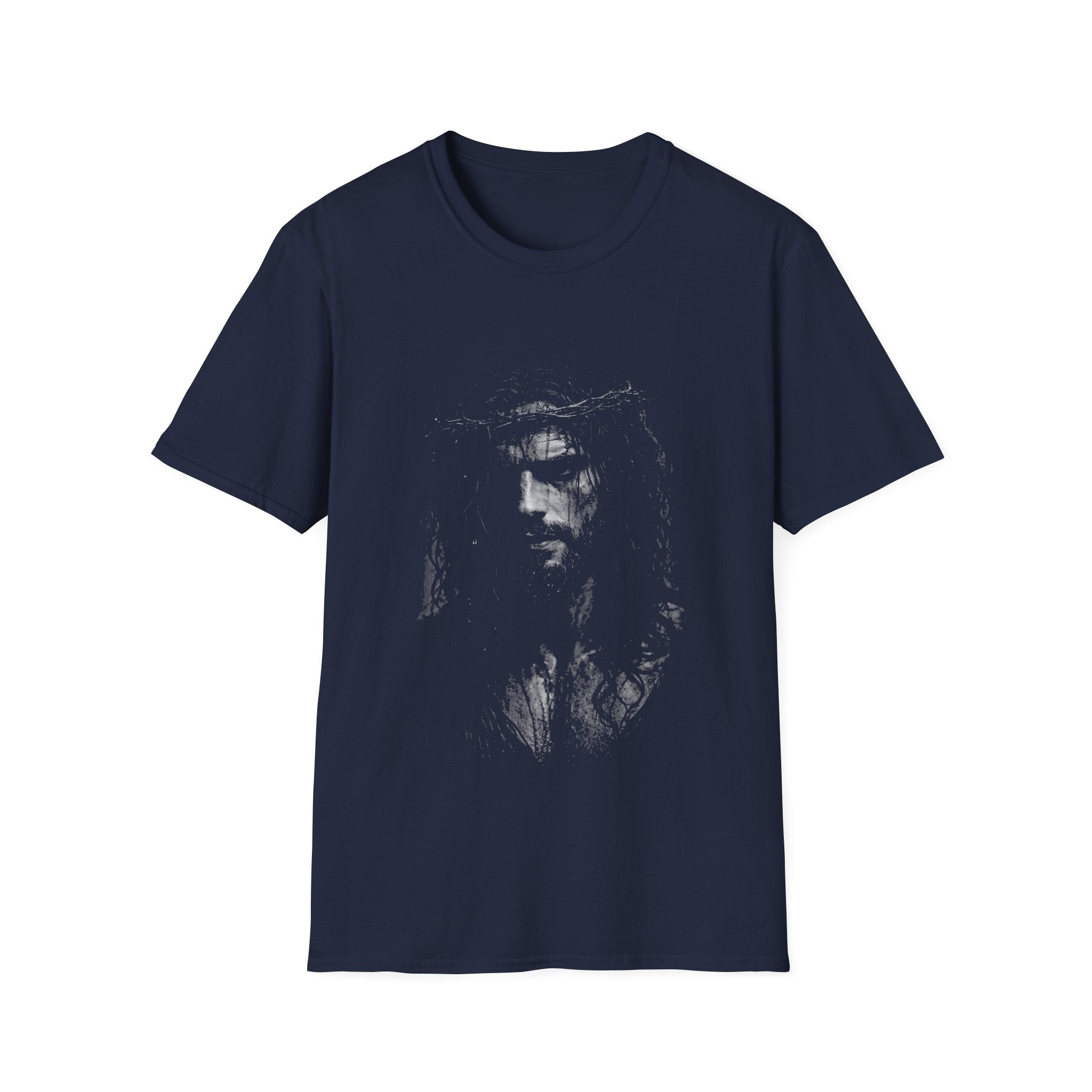 Jesus christ crown of thorns suffering savior passion of christ christian faith easter good friday T-Shirt
