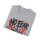 No Fear In Faith God Over All Romans 8 31 Christian Cross Victory T-Shirt