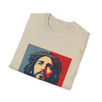 Redemption Jesus Christ Crown Of Thorns Christian Faith Hope Inspirational Savior Art Poster Style Religious Redemption T-Shirt