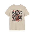 Purified Through Fire Christian Sword Cross 1 Peter 1 7 Bible Verse Faith