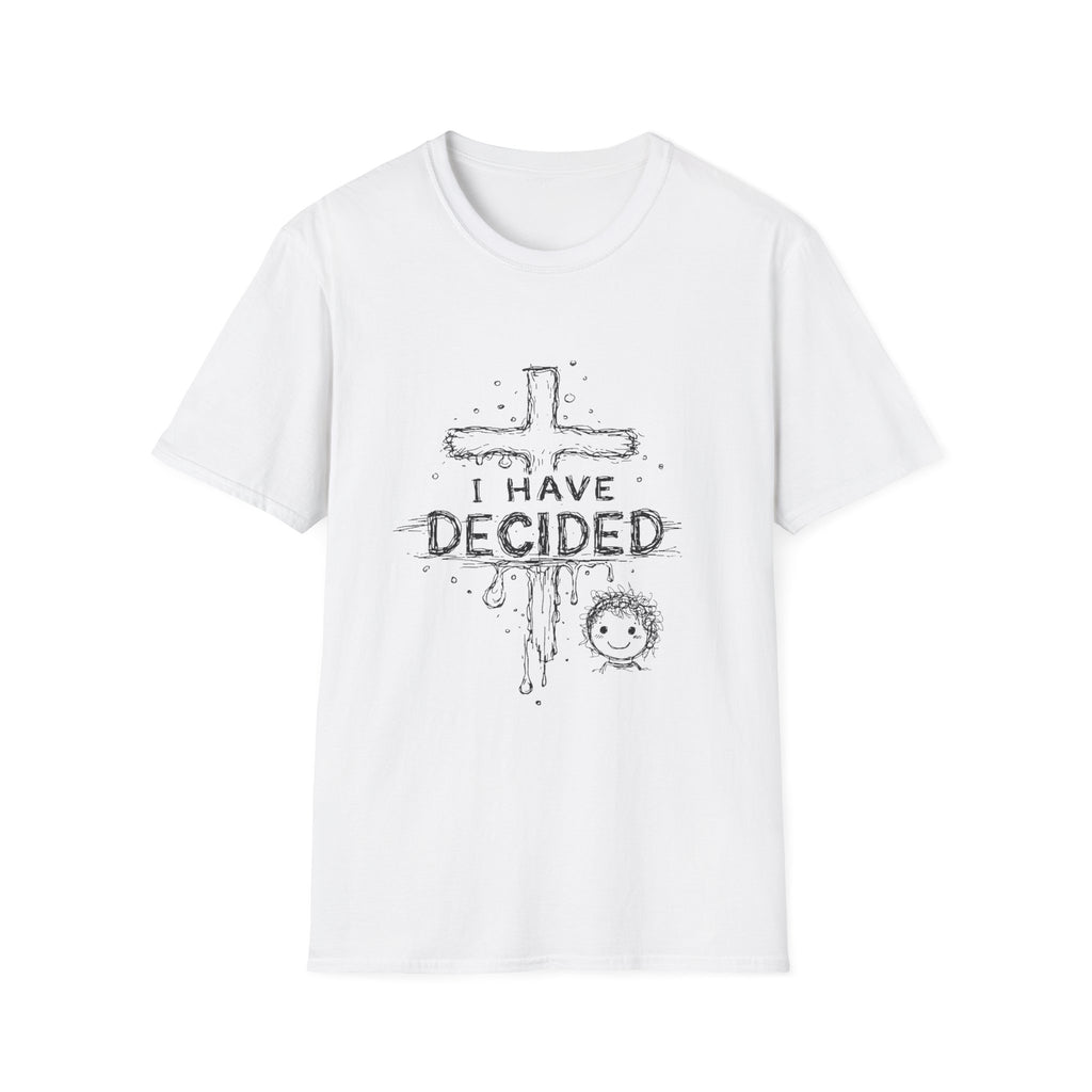 I have decided christian cross baptism faith kids ministry devotion T-Shirt