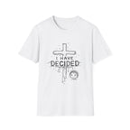 I have decided christian cross baptism faith kids ministry devotion T-Shirt