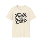 Faith over fear christian bible verse inspirational quote T-Shirt